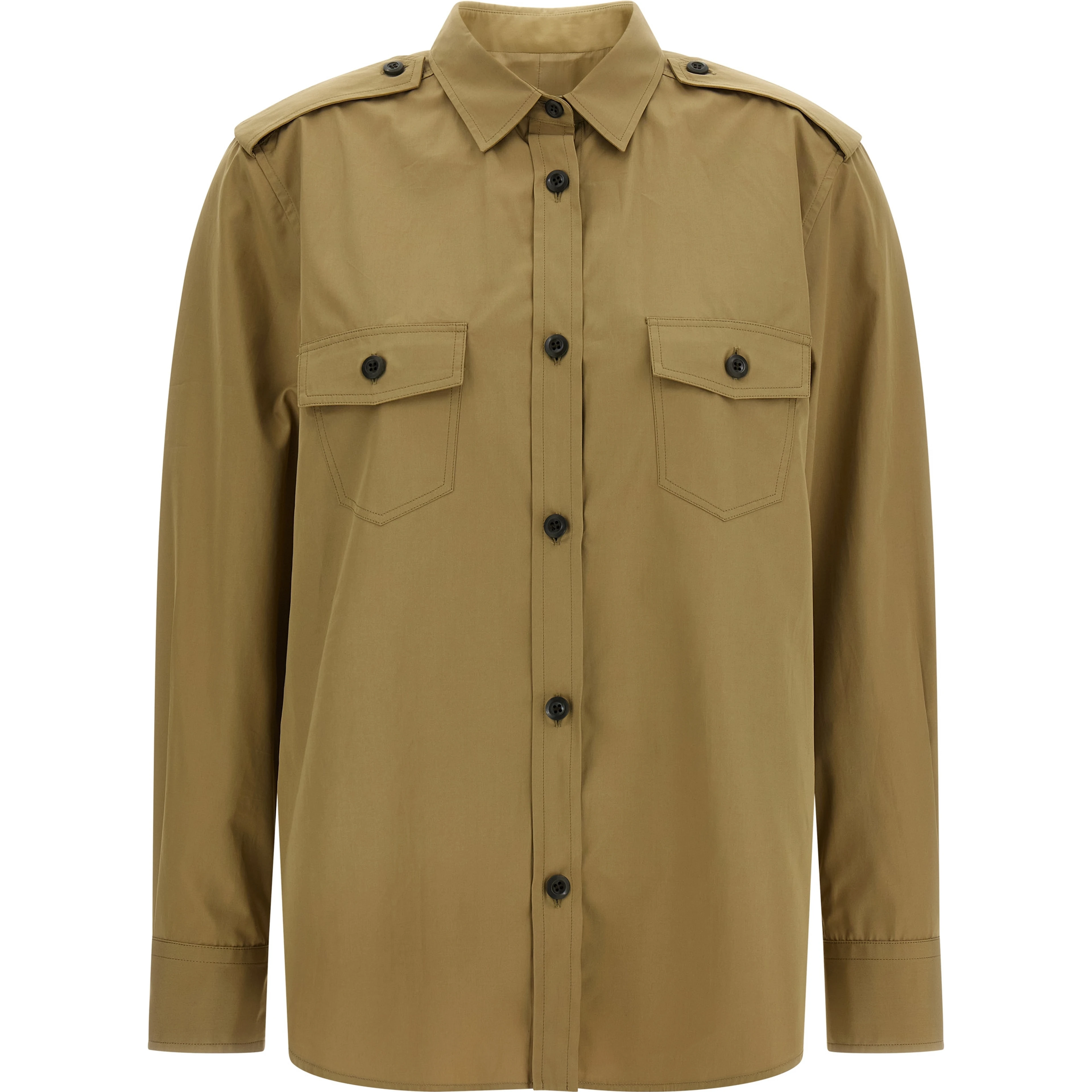 Brown Cotton Blouse