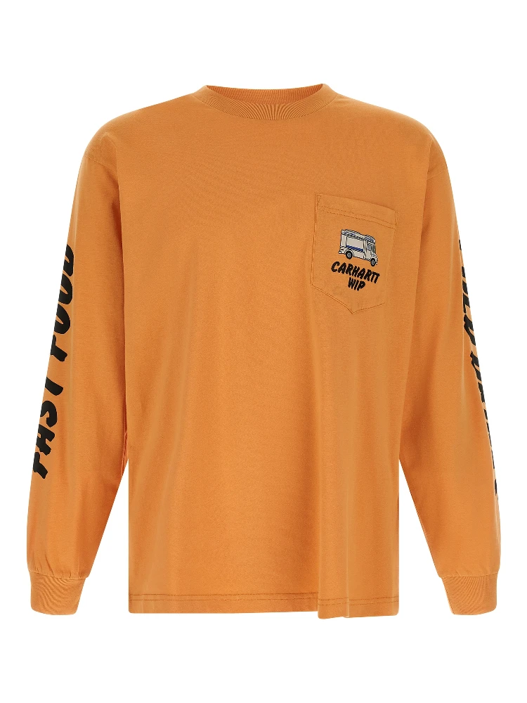 Orange Cotton T-Shirt