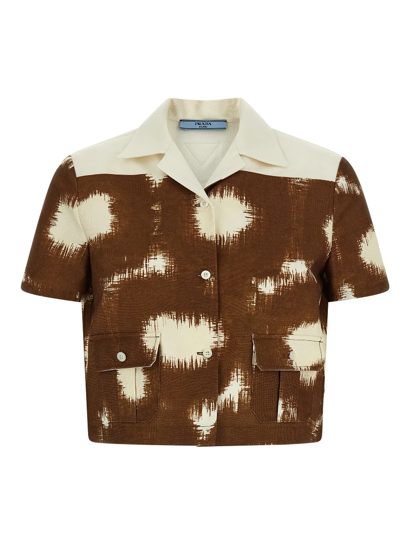 Brown Cotton Blouse