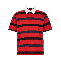 Red Cotton Polo Shirt