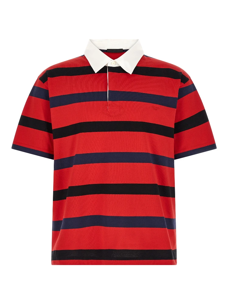 Red Cotton Polo Shirt