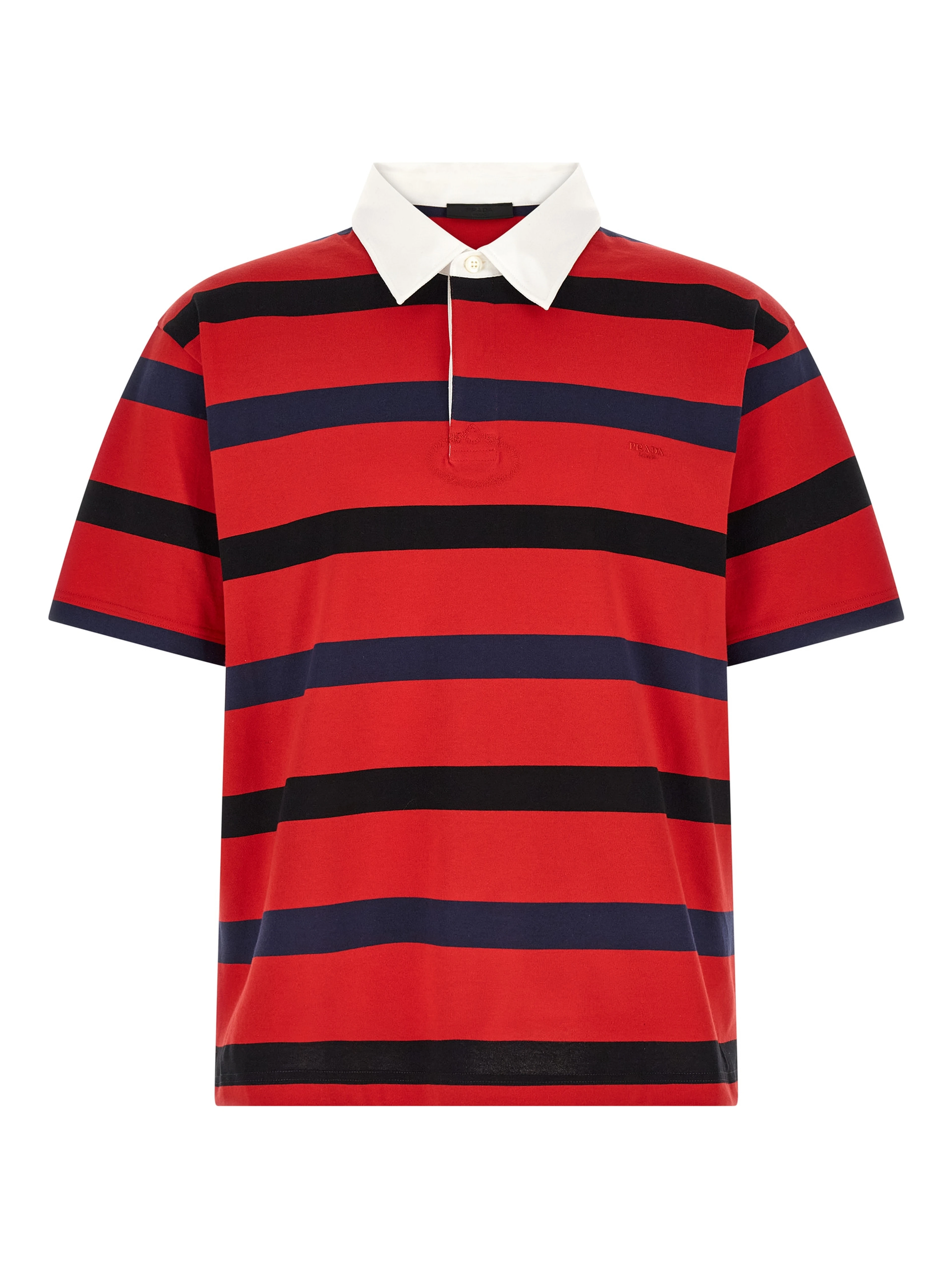 Red Cotton Polo Shirt
