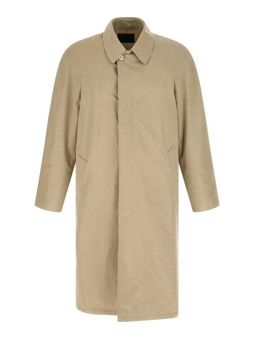 Beige Cotton Coat