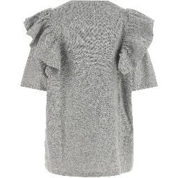 Gray Cotton Short Dress