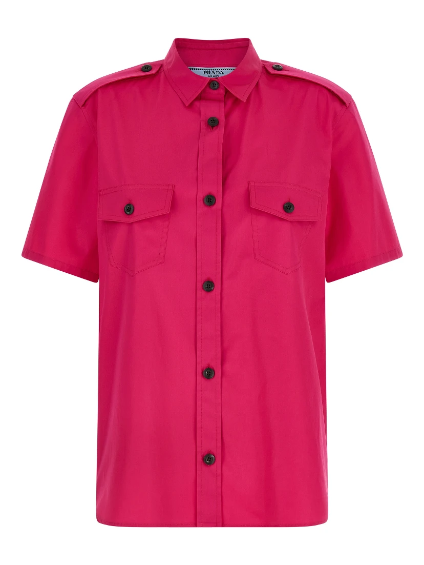 Fuchsia Cotton Blouse