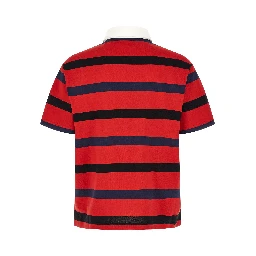 Red Cotton Polo Shirt