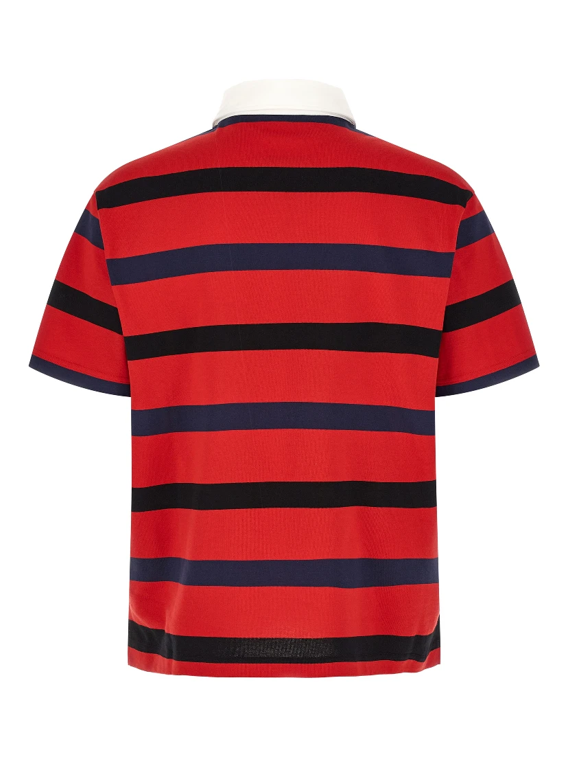 Red Cotton Polo Shirt