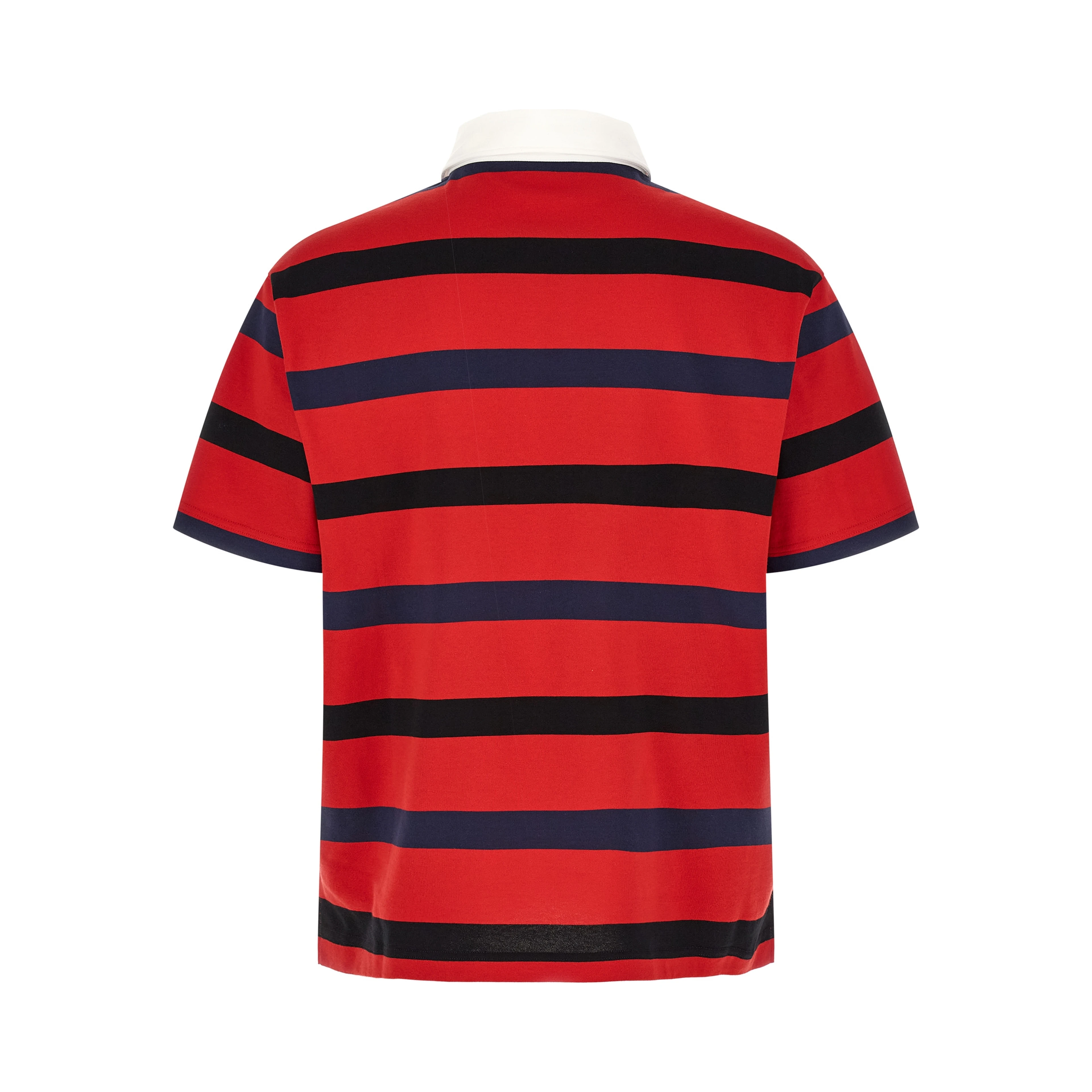 Red Cotton Polo Shirt