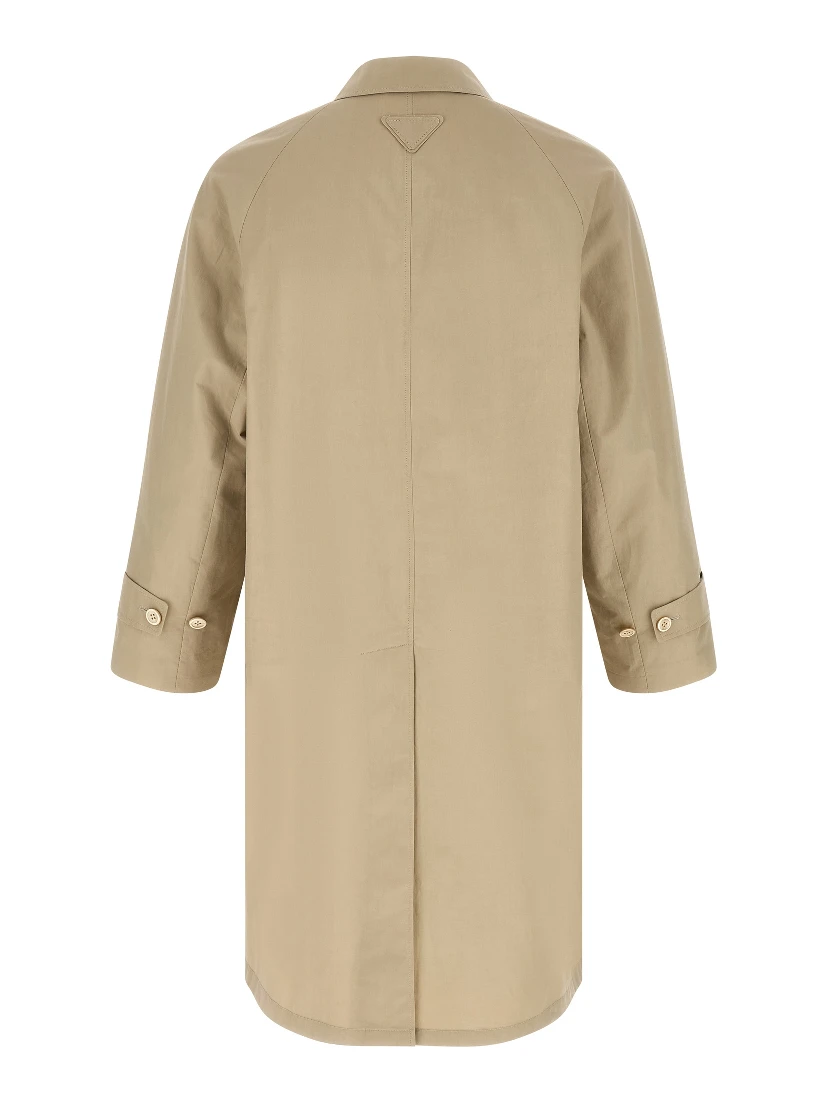Beige Cotton Coat