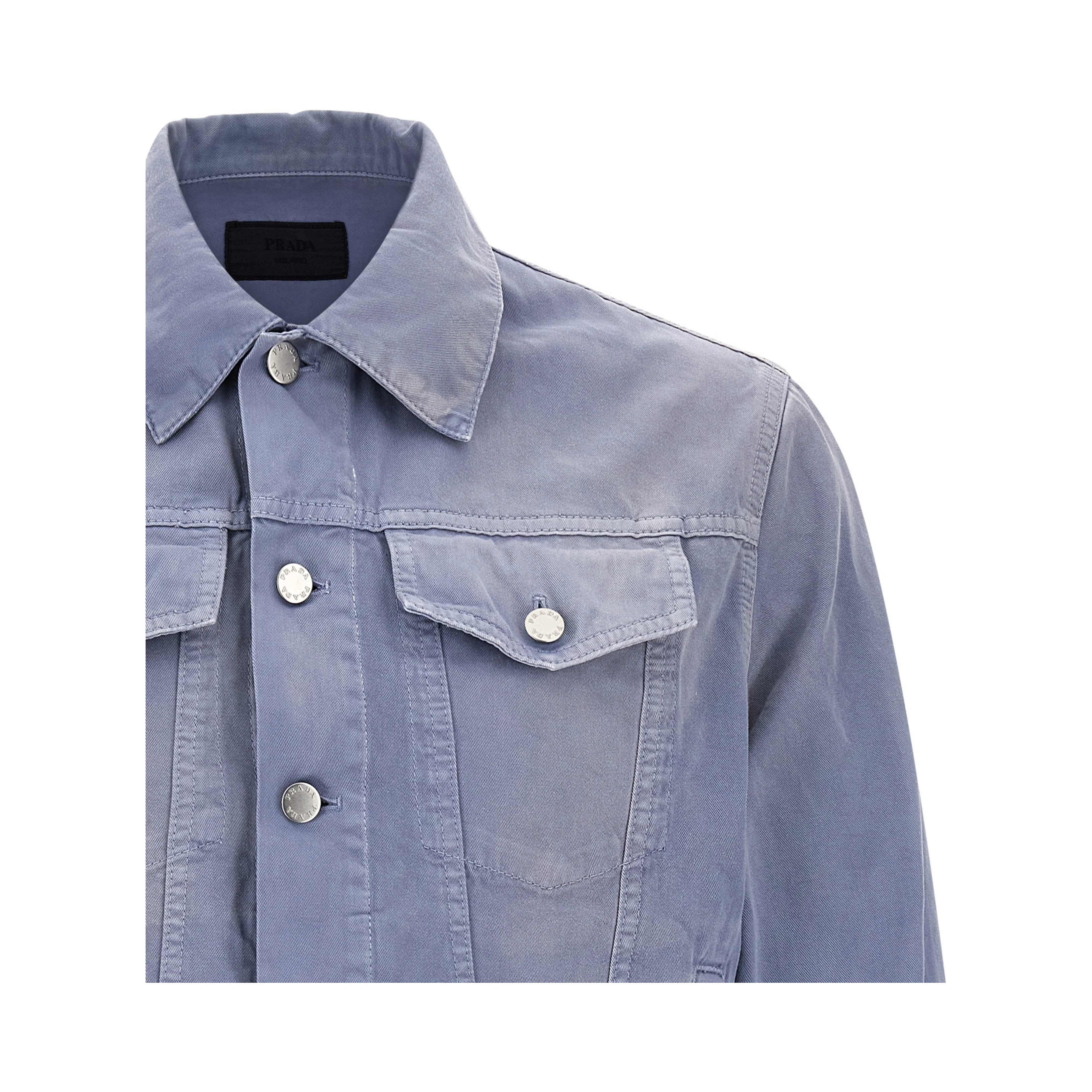 Blue Cotton Denim Jacket