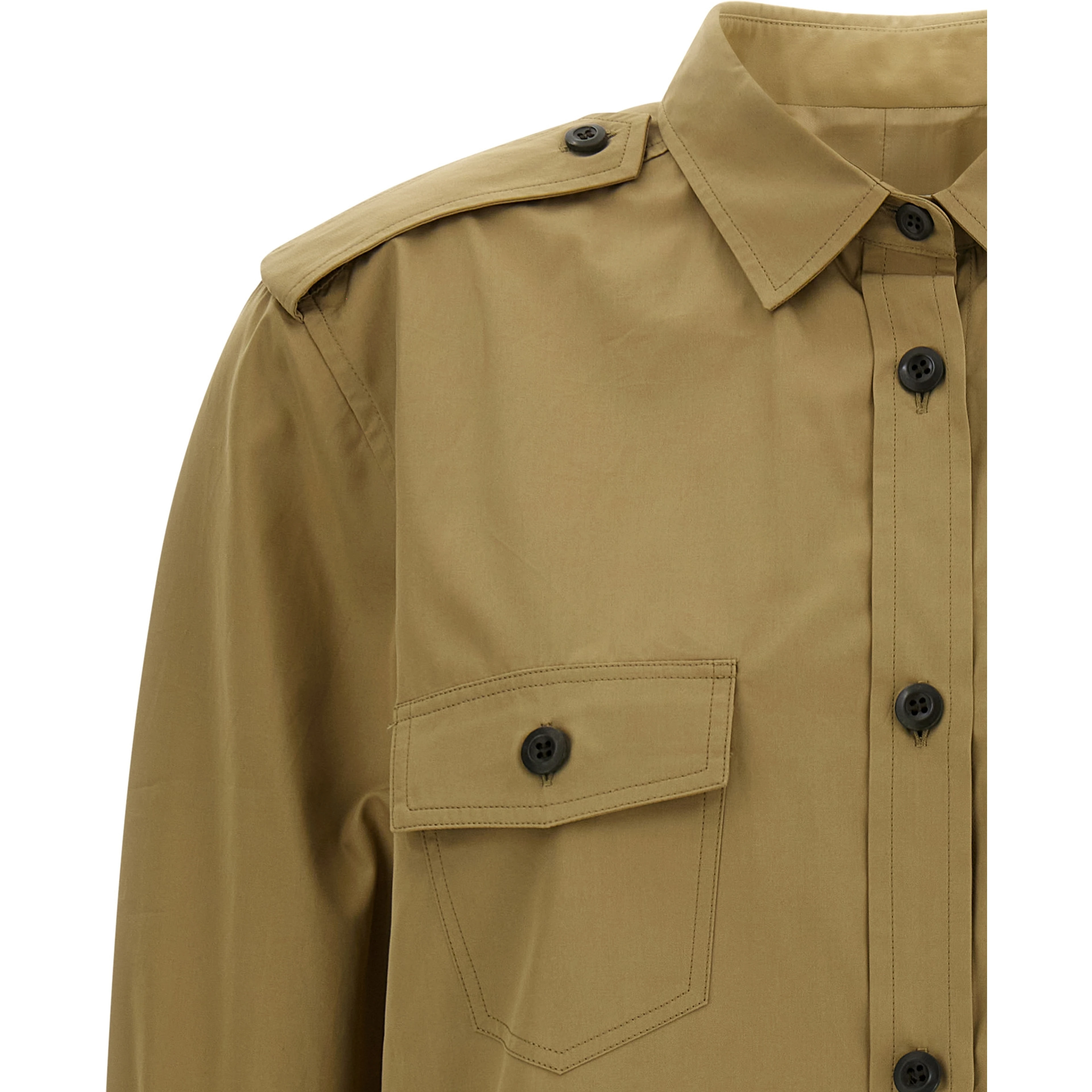 Brown Cotton Blouse