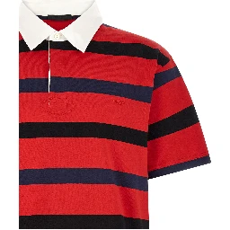 Red Cotton Polo Shirt