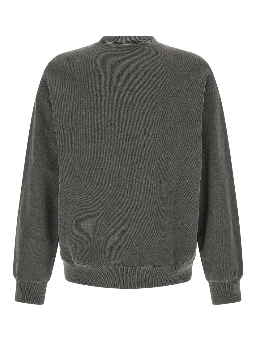 Black Cotton Sweatshirt