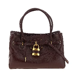Bordeaux Lamb Leather Shoulder Bag