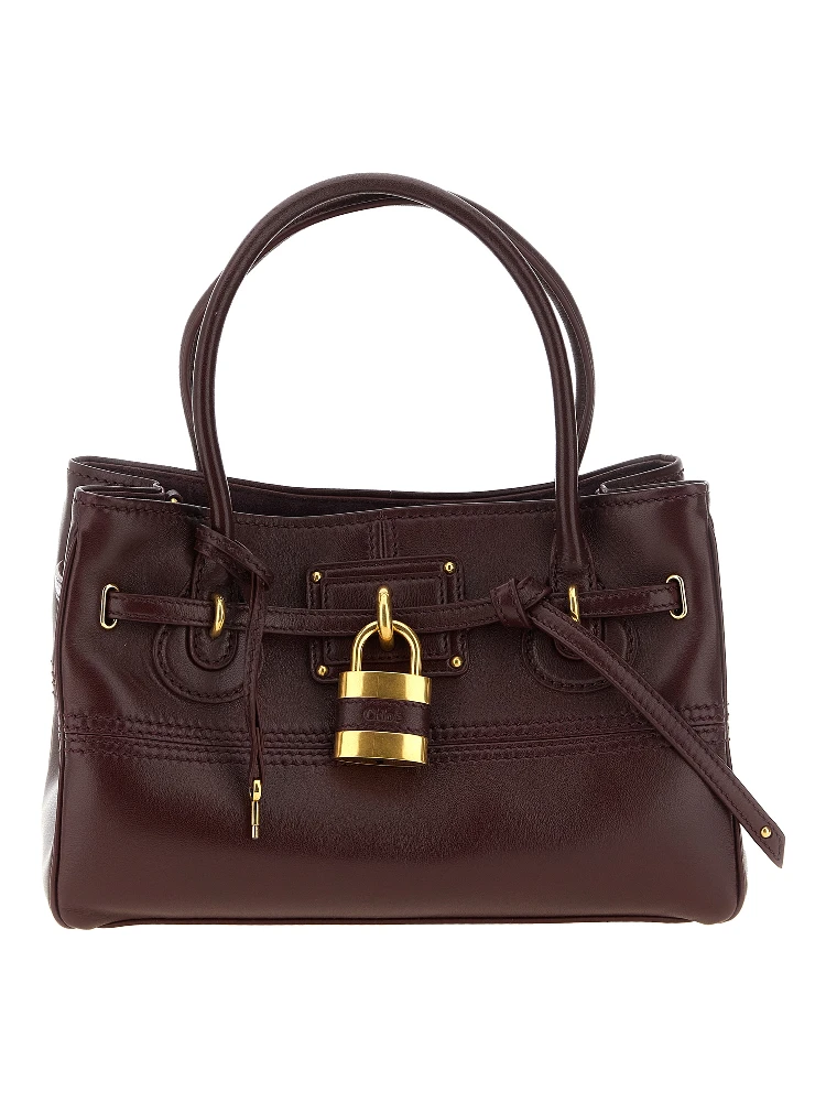 Bordeaux Lamb Leather Shoulder Bag