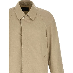 Beige Cotton Coat