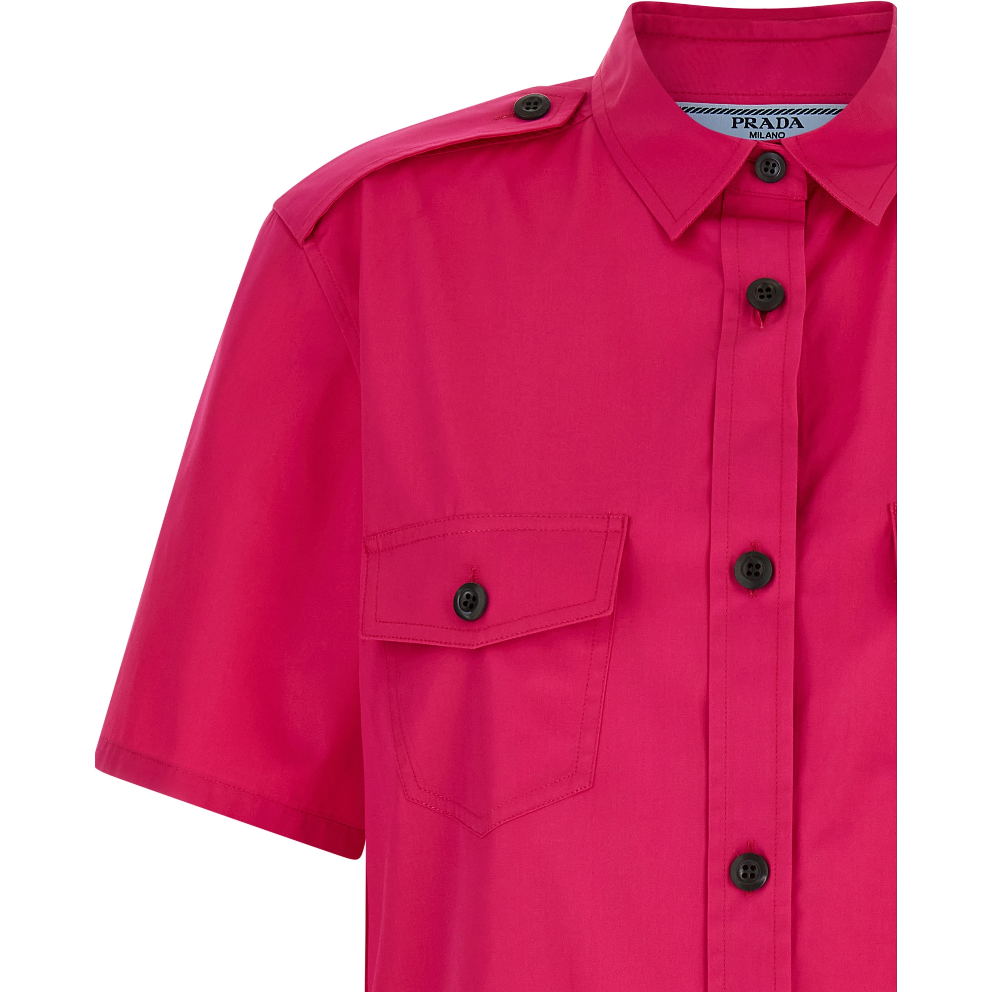 Fuchsia Cotton Blouse