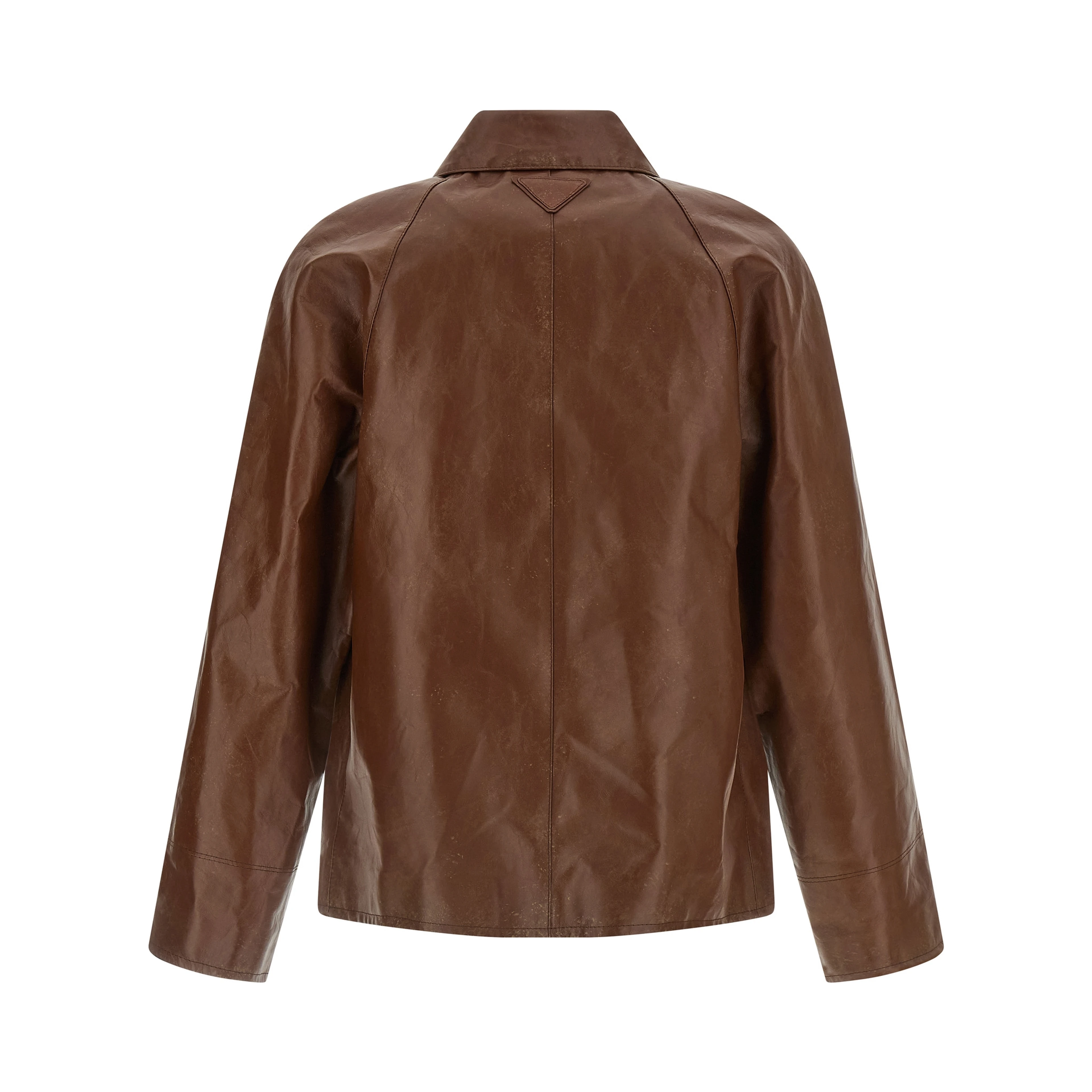 Brown Calfskin Leather Jacket