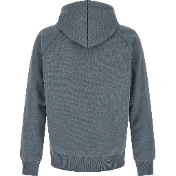 Blue Cotton Sweatshirt