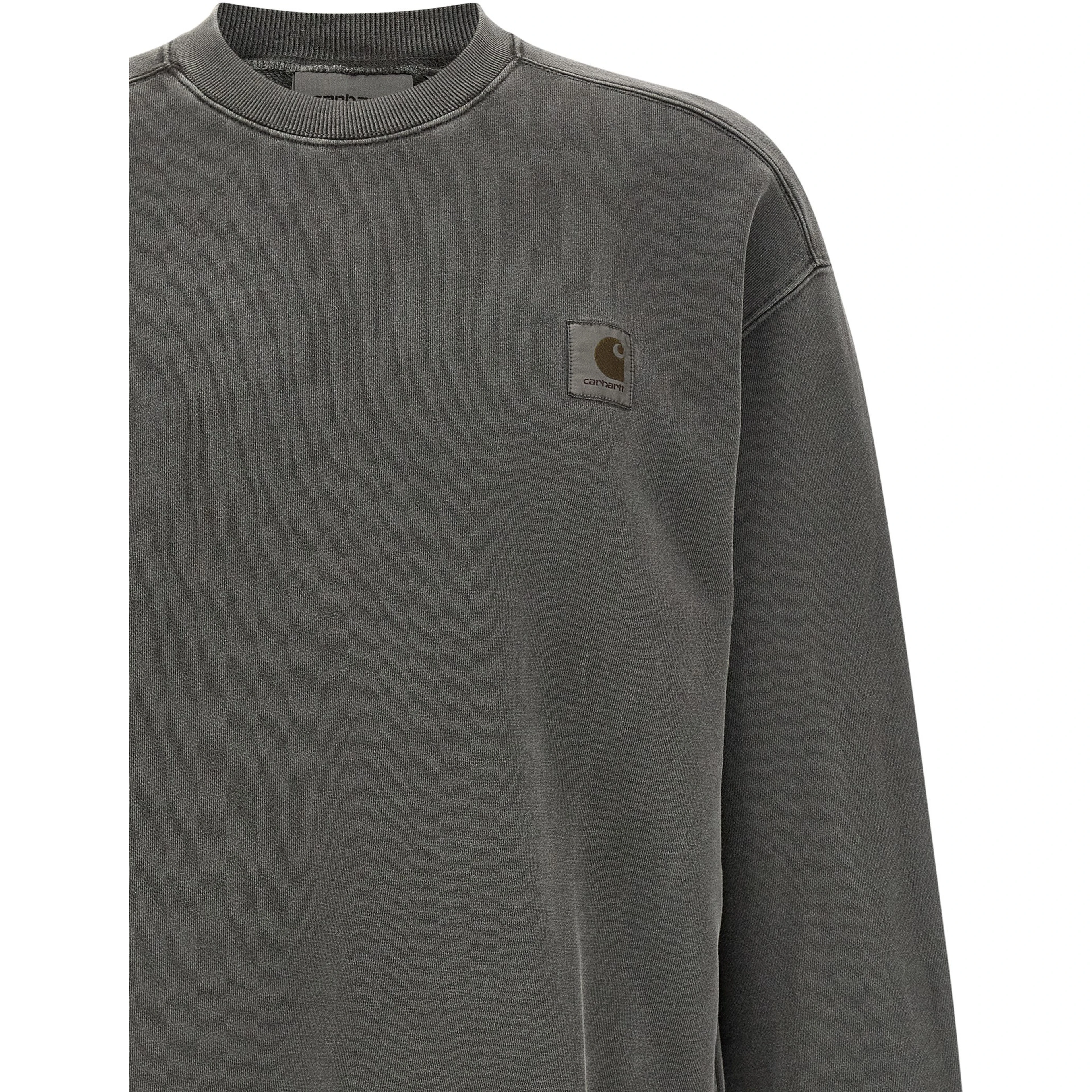 Black Cotton Sweatshirt