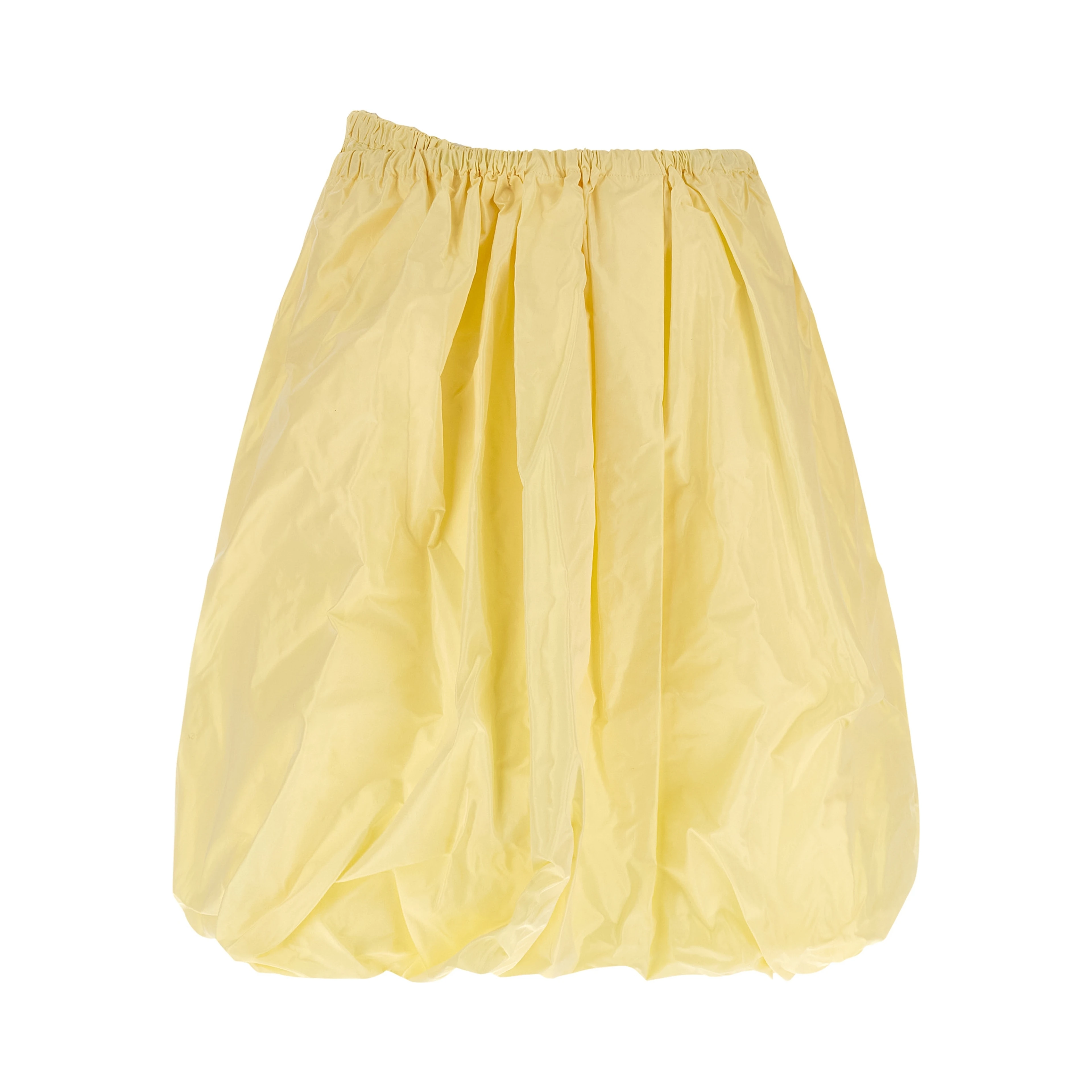 Multicolor Silk Midi Skirt
