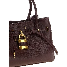 Bordeaux Lamb Leather Shoulder Bag