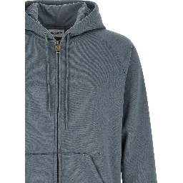 Blue Cotton Sweatshirt