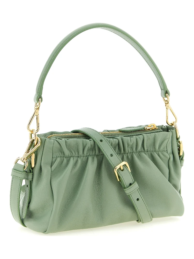 Bicolor Lamb Leather Shoulder Bag alternative