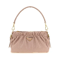 Multicolor Lamb Leather Shoulder Bag