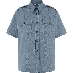 Blue Cotton Blouse