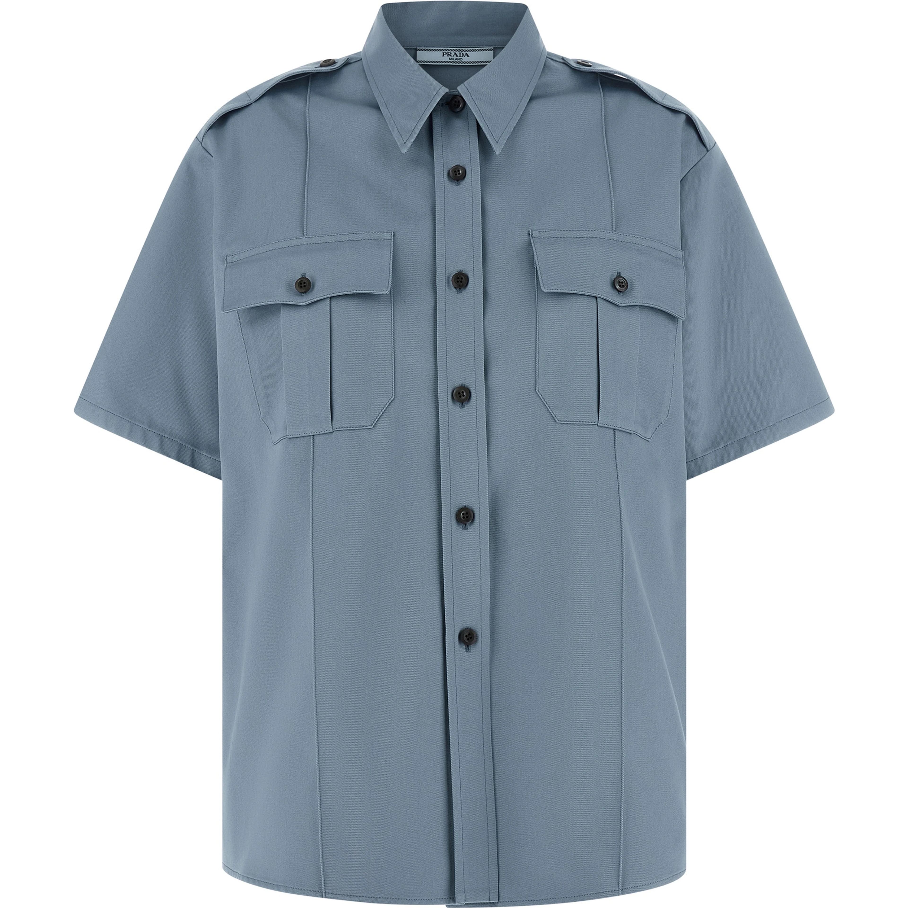 Blue Cotton Blouse