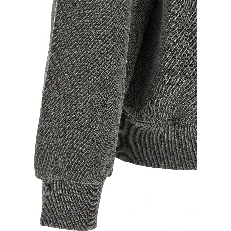 Black Cotton Sweatshirt