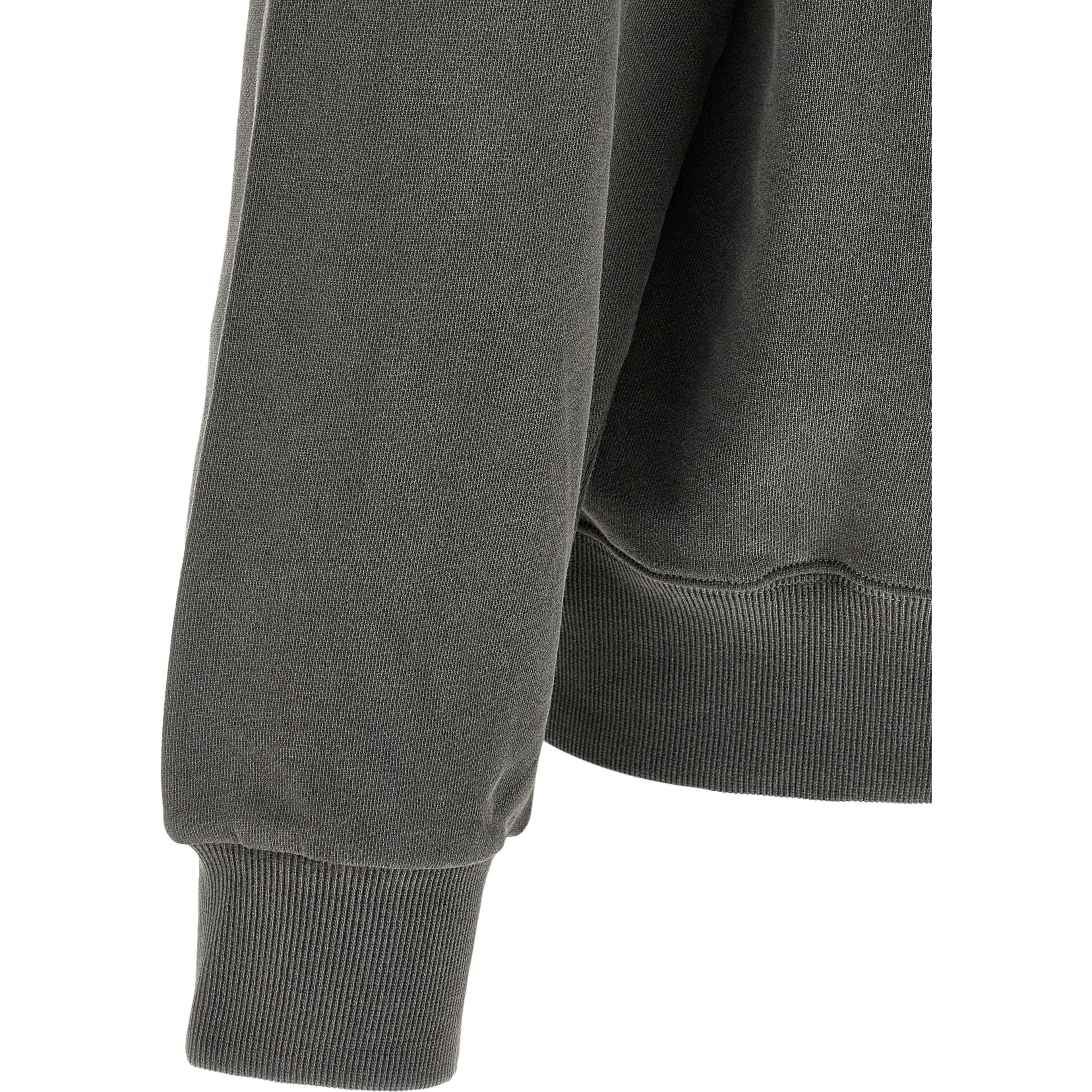 Black Cotton Sweatshirt