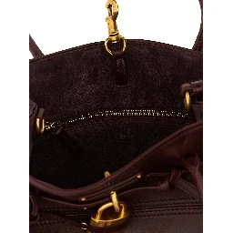 Bordeaux Lamb Leather Shoulder Bag