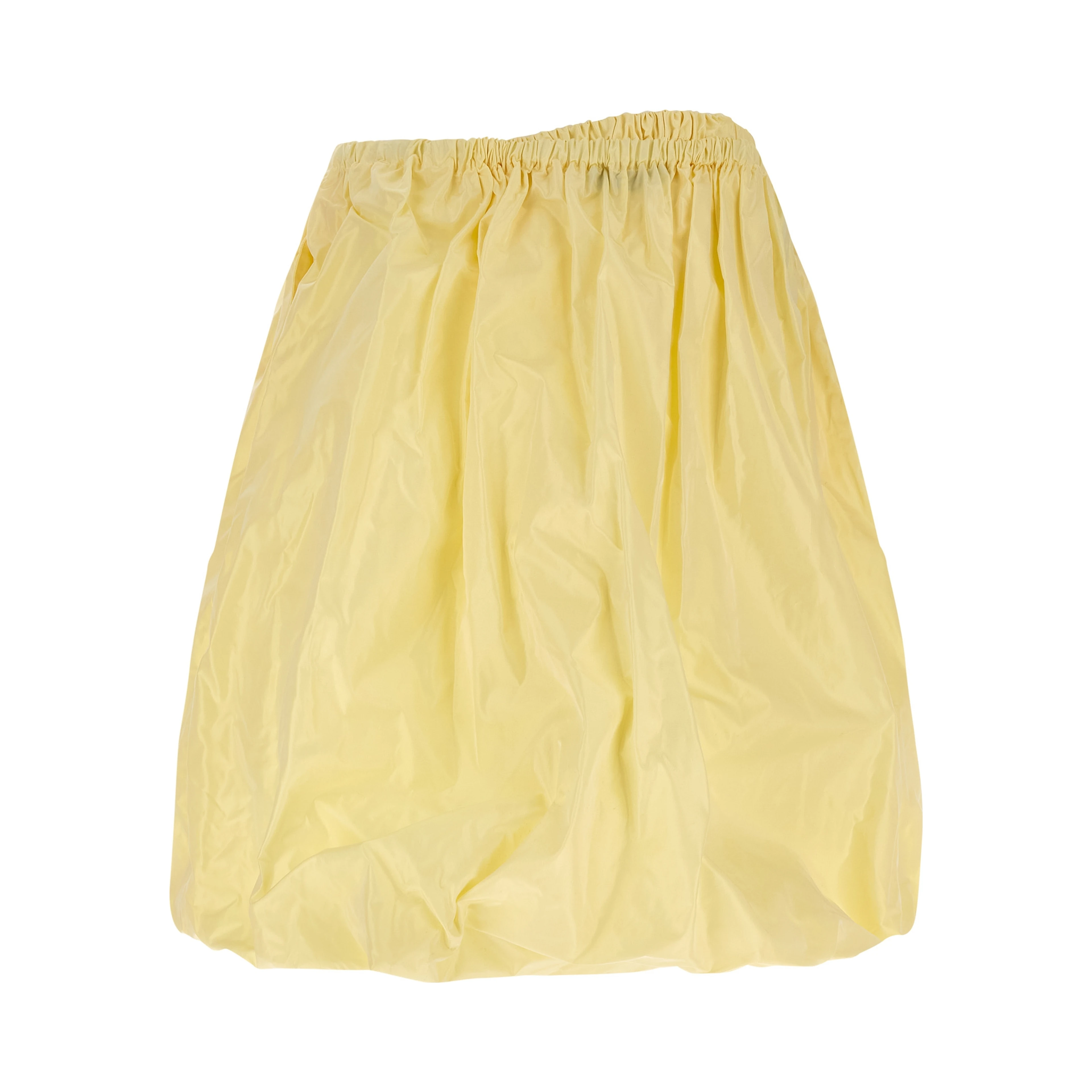 Multicolor Silk Midi Skirt