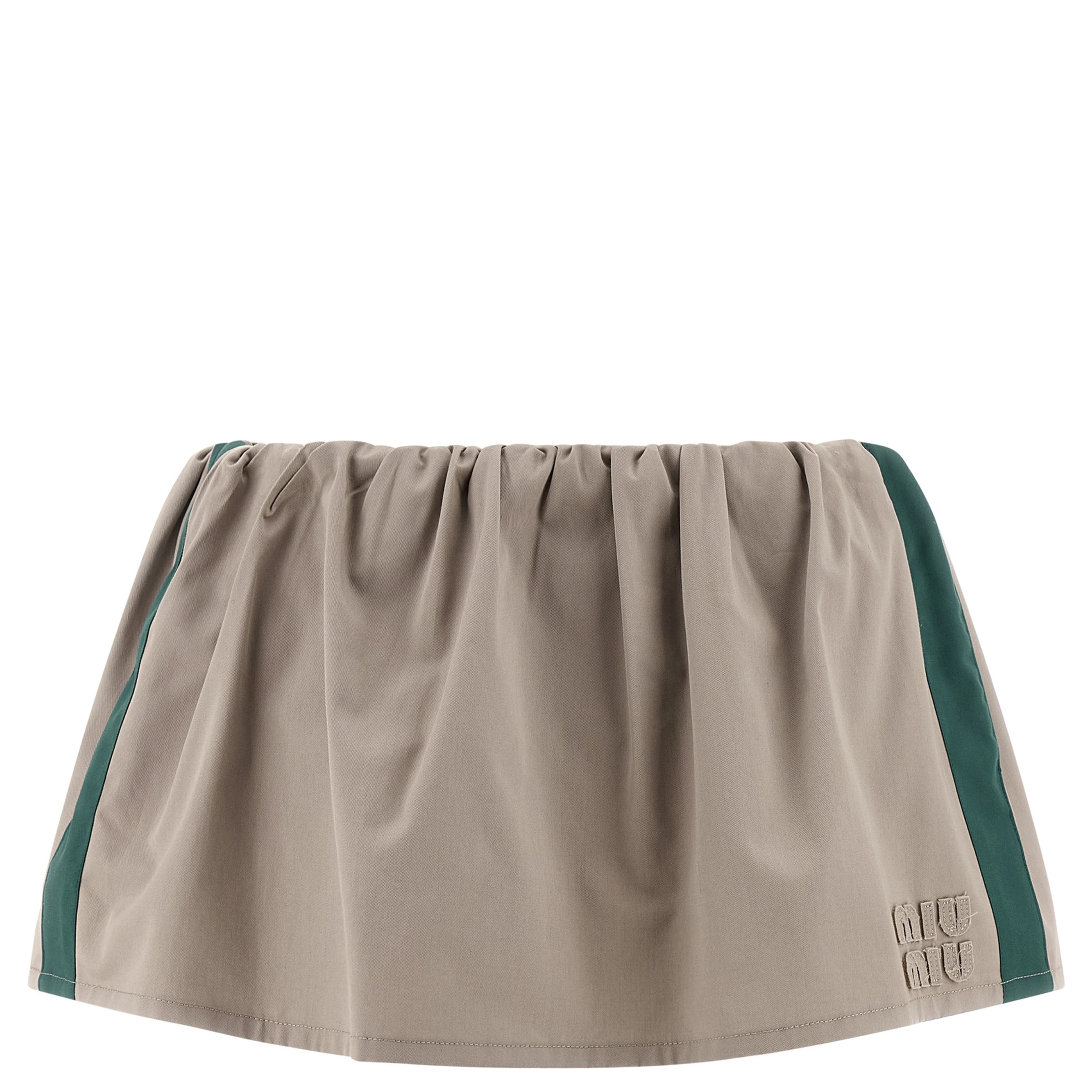 Gray Cotton Long Skirt