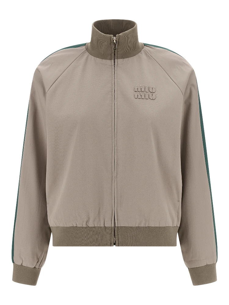 Gray Cotton Bomber