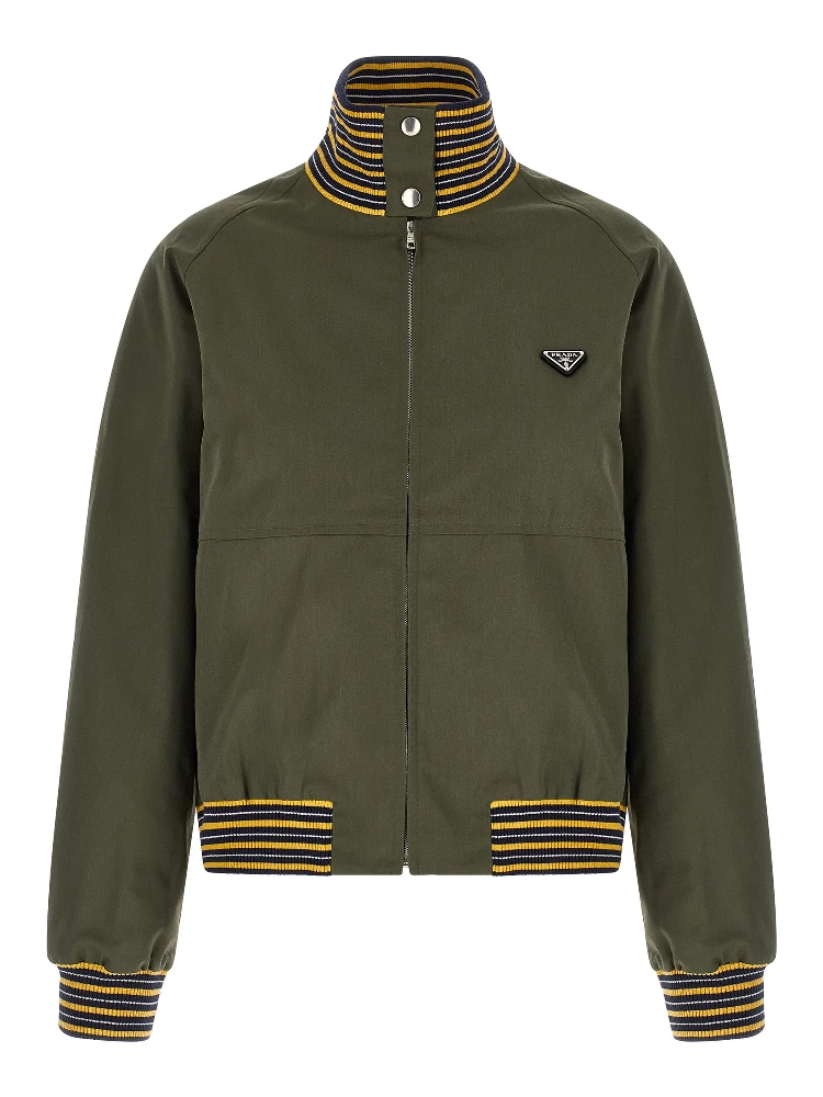 Bicolor Polyester Bomber