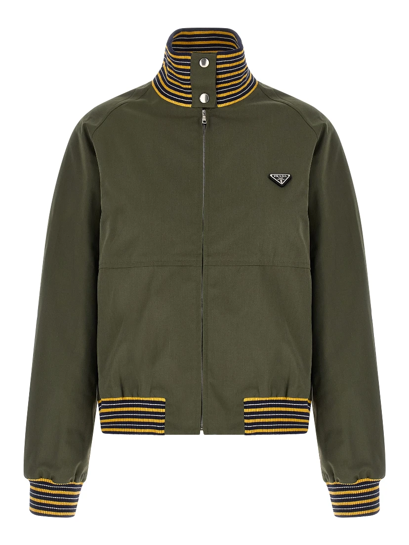 Bicolor Polyester Bomber