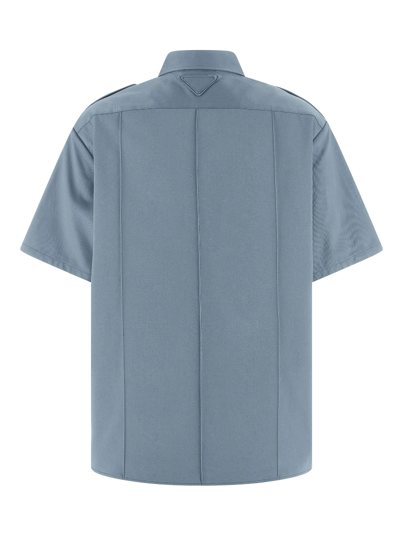 Blue Cotton Blouse