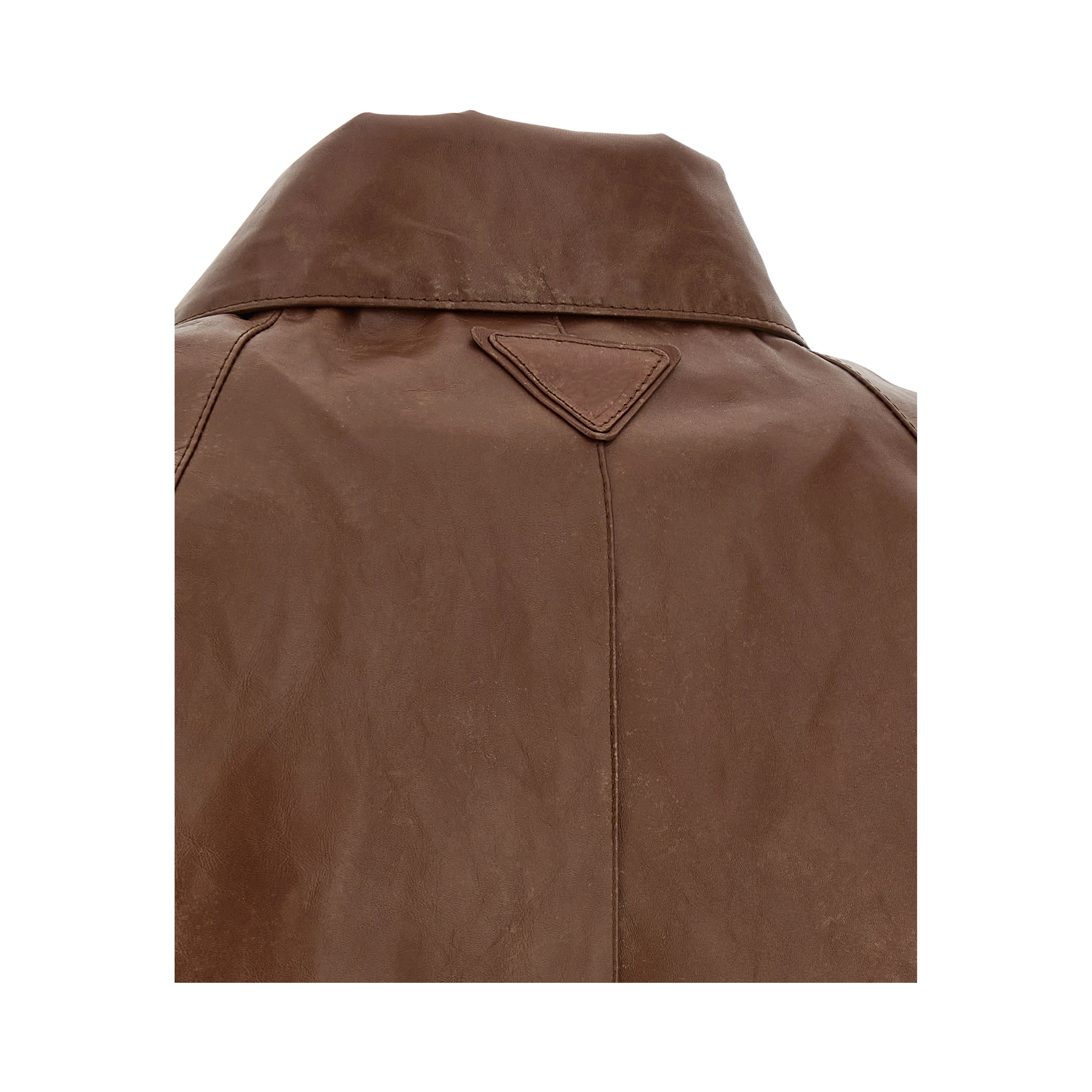 Brown Calfskin Leather Jacket