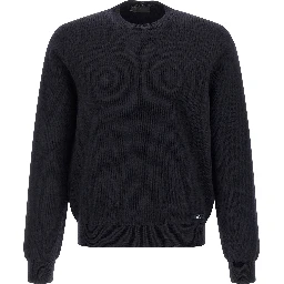 Blue Virgin Wool Cardigan