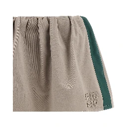 Gray Cotton Long Skirt