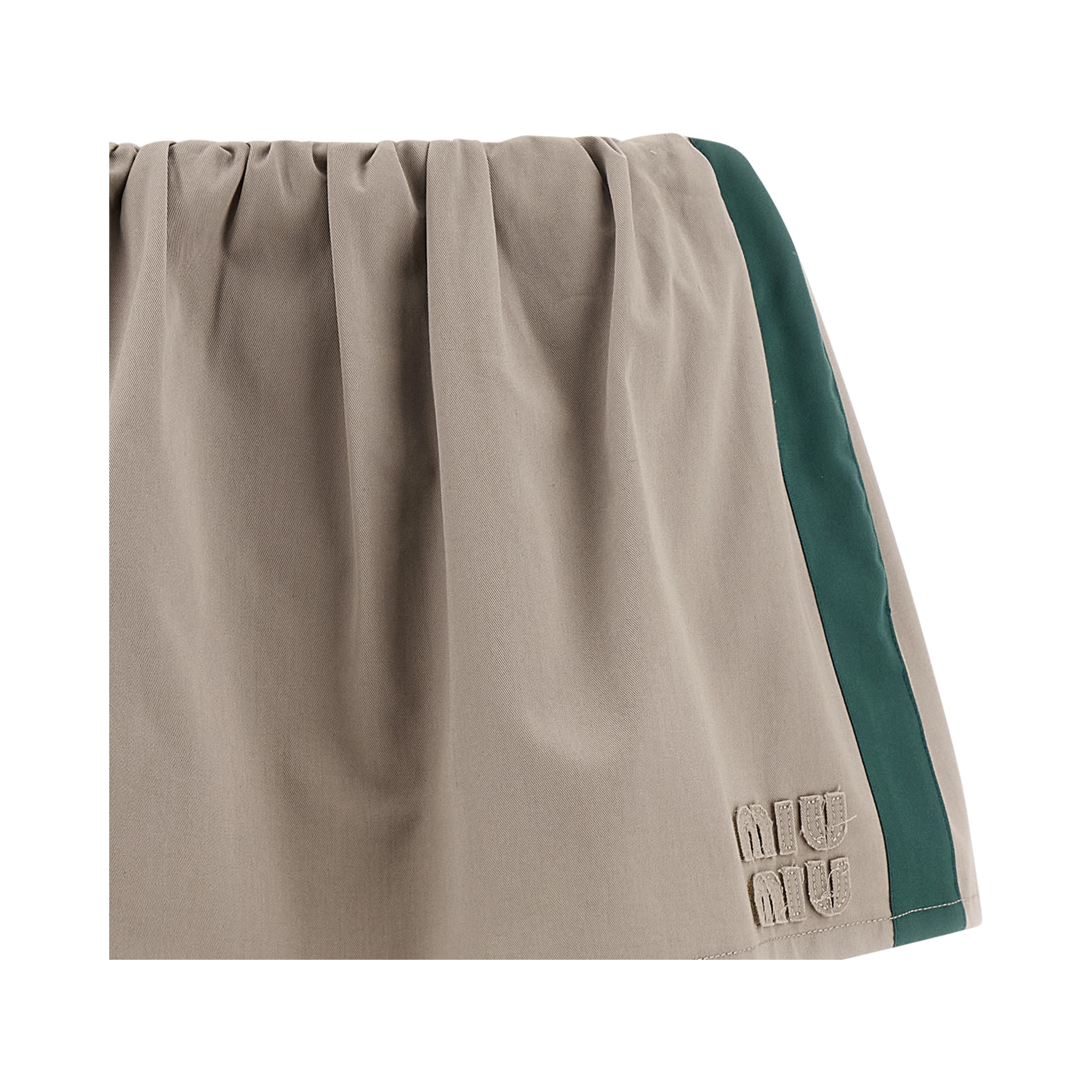 Gray Cotton Long Skirt