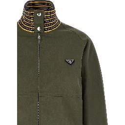 Bicolor Polyester Bomber