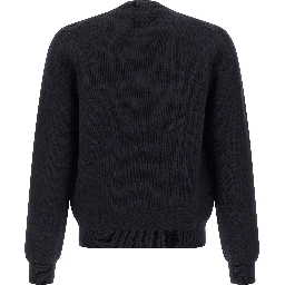 Blue Virgin Wool Cardigan