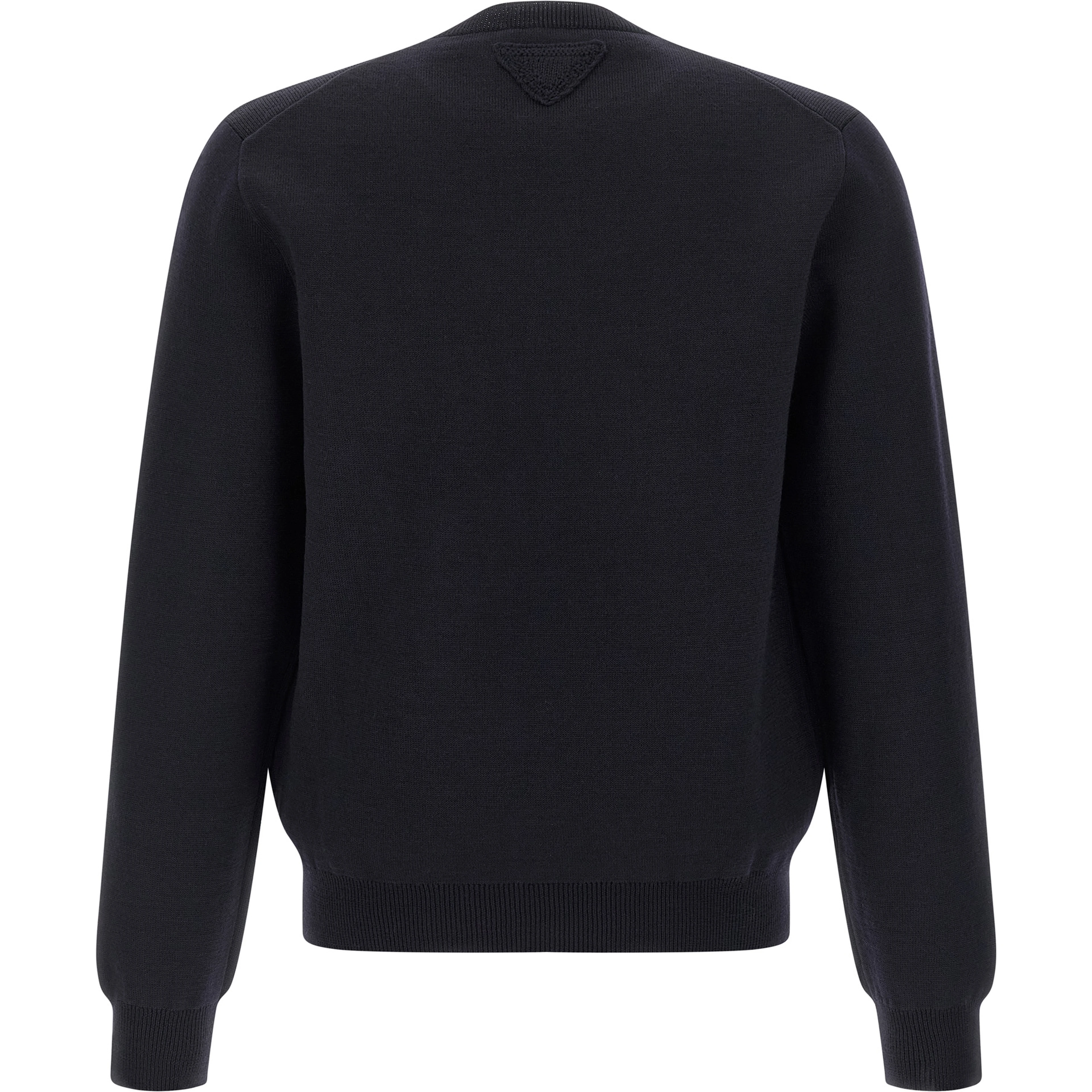 Blue Virgin Wool Cardigan