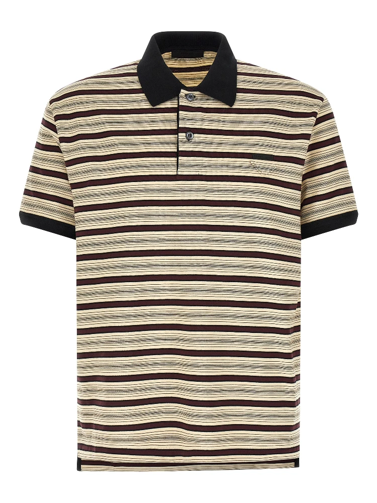 Multicolor Cotton Polo Shirt