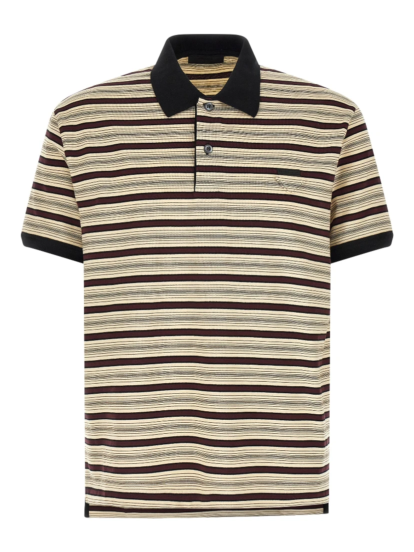 Multicolor Cotton Polo Shirt