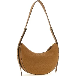 Brown Calfskin Shoulder Bag